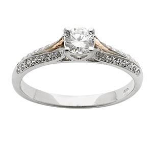<p>Split shank diamond ring</p>
